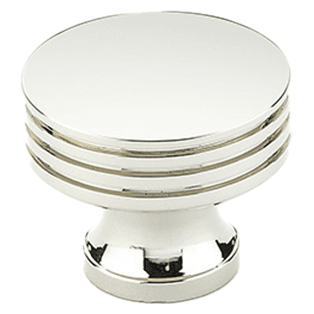 1-1/4" Menlo Park Round Cabinet Knob, Polished Nickel Main - Image