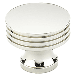 1-1/4" Menlo Park Round Cabinet Knob, Polished Nickel Main - Image