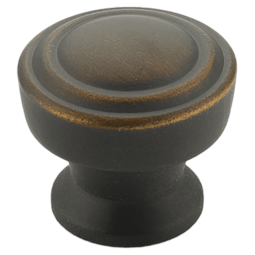 1-1/4" Menlo Park Cabinet Knob, Ancient Bronze Main - Image