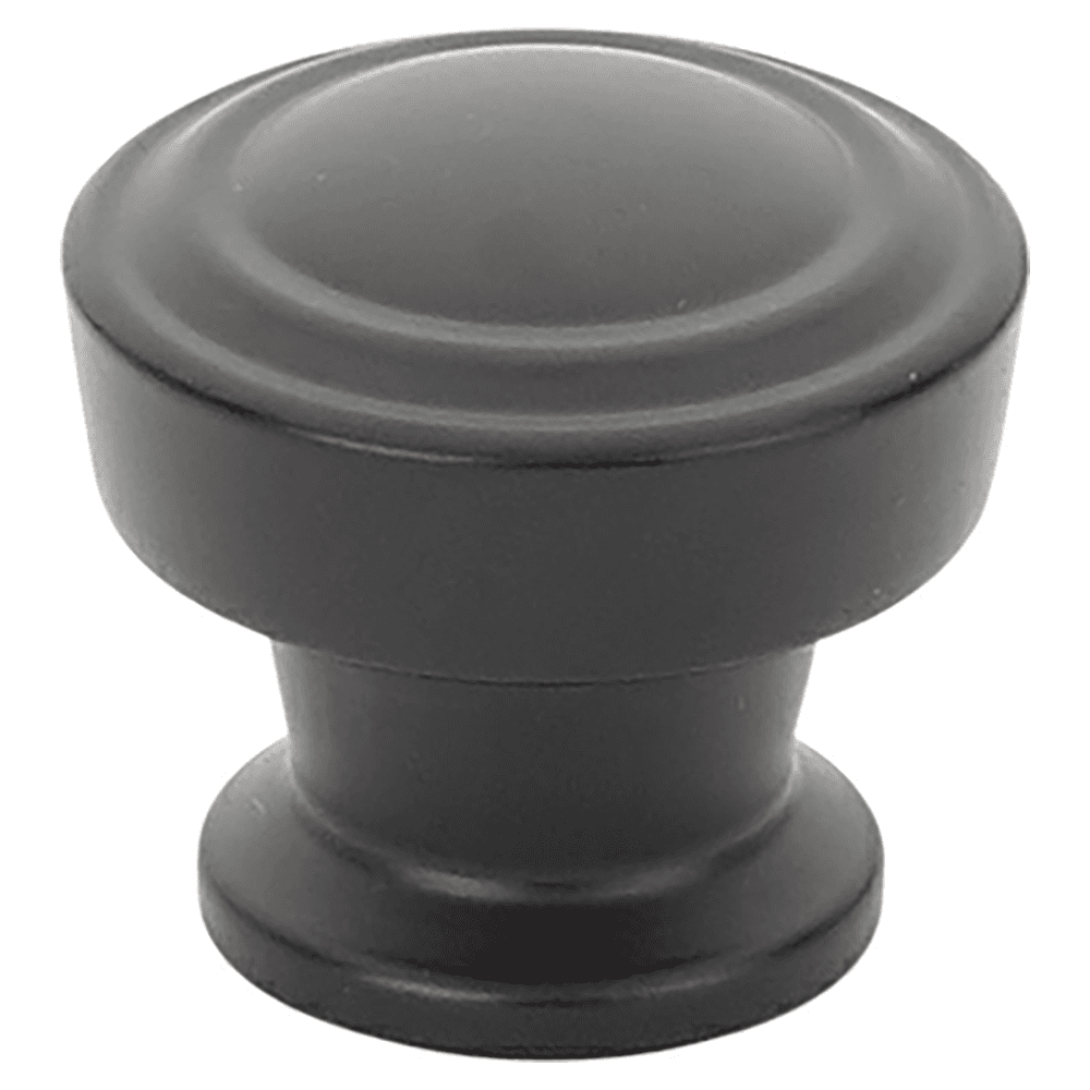 1-1/4" Menlo Park Cabinet Knob, Matte Black Main - Image