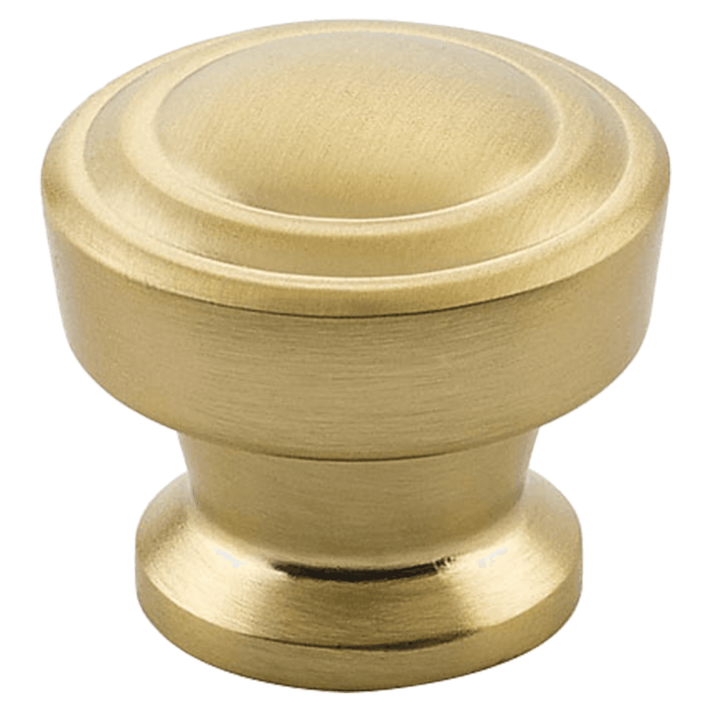 1-1/4" Menlo Park Cabinet Knob, Signature Satin Brass Main - Image