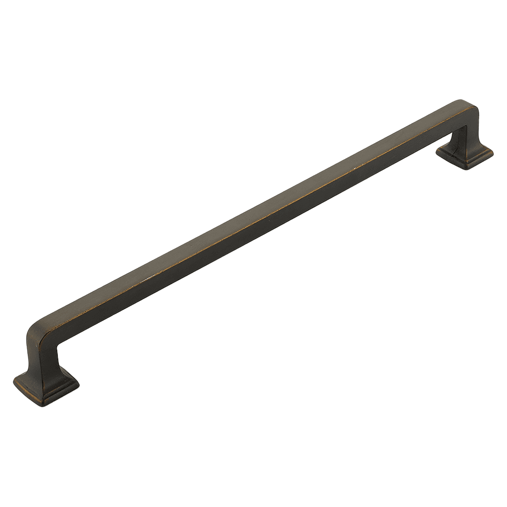 15" Menlo Park Appliance Pull, Ancient Bronze Main - Image