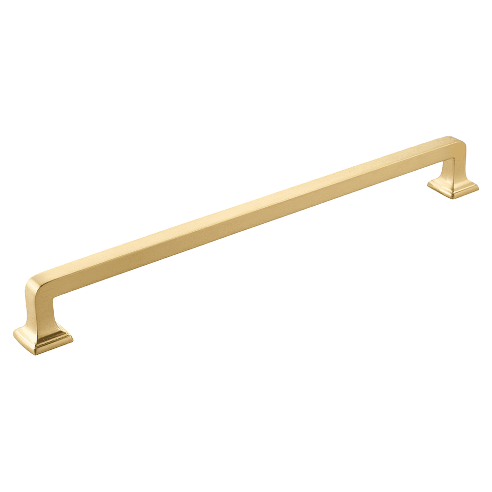 15" Menlo Park Appliance Pull, Signature Satin Brass Main - Image