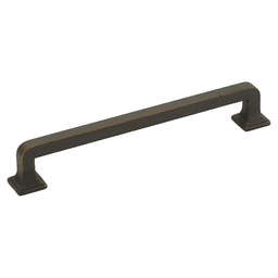 6" Menlo Park Cabinet Pull, Ancient Bronze Main - Image