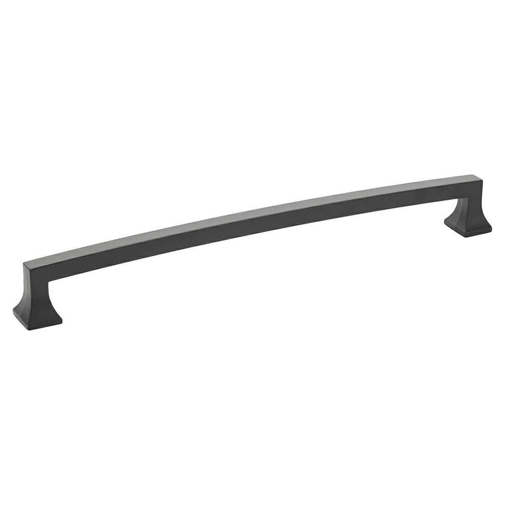 15" Menlo Park Arched Appliance Pull, Matte Black Main - Image
