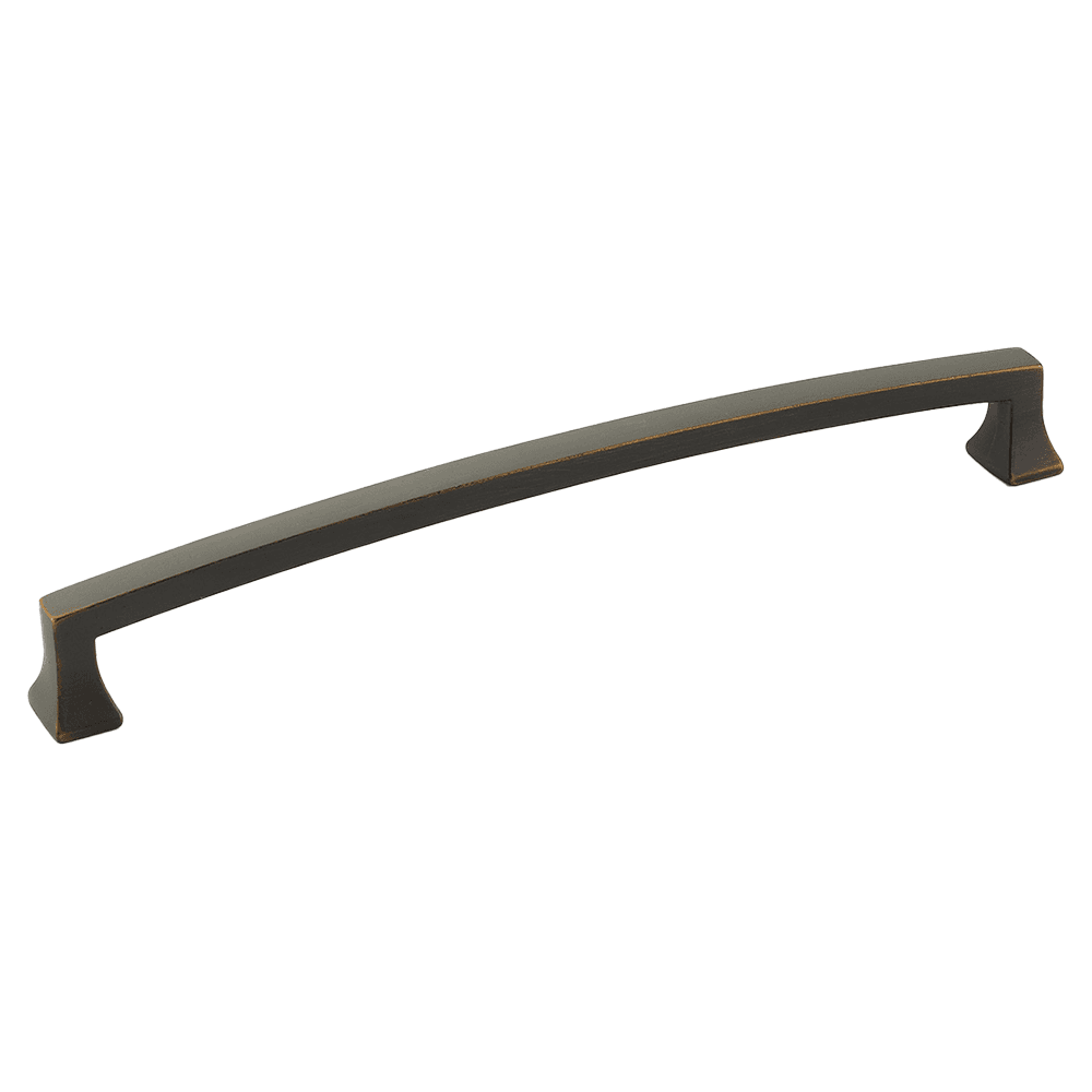 8" Menlo Park Arched Cabinet Pull, Ancient Bronze Main - Image