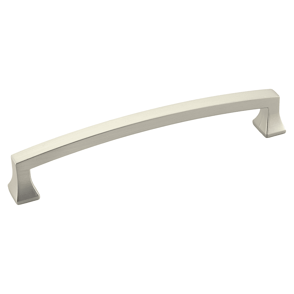 6" Menlo Park Arched Cabinet Pull, Satin Nickel Main - Image