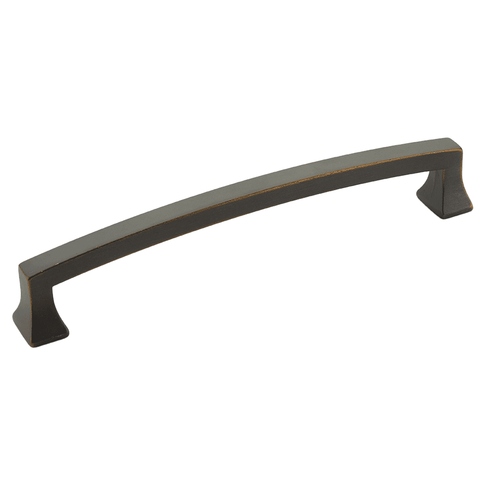 6" Menlo Park Arched Cabinet Pull, Ancient Bronze Main - Image