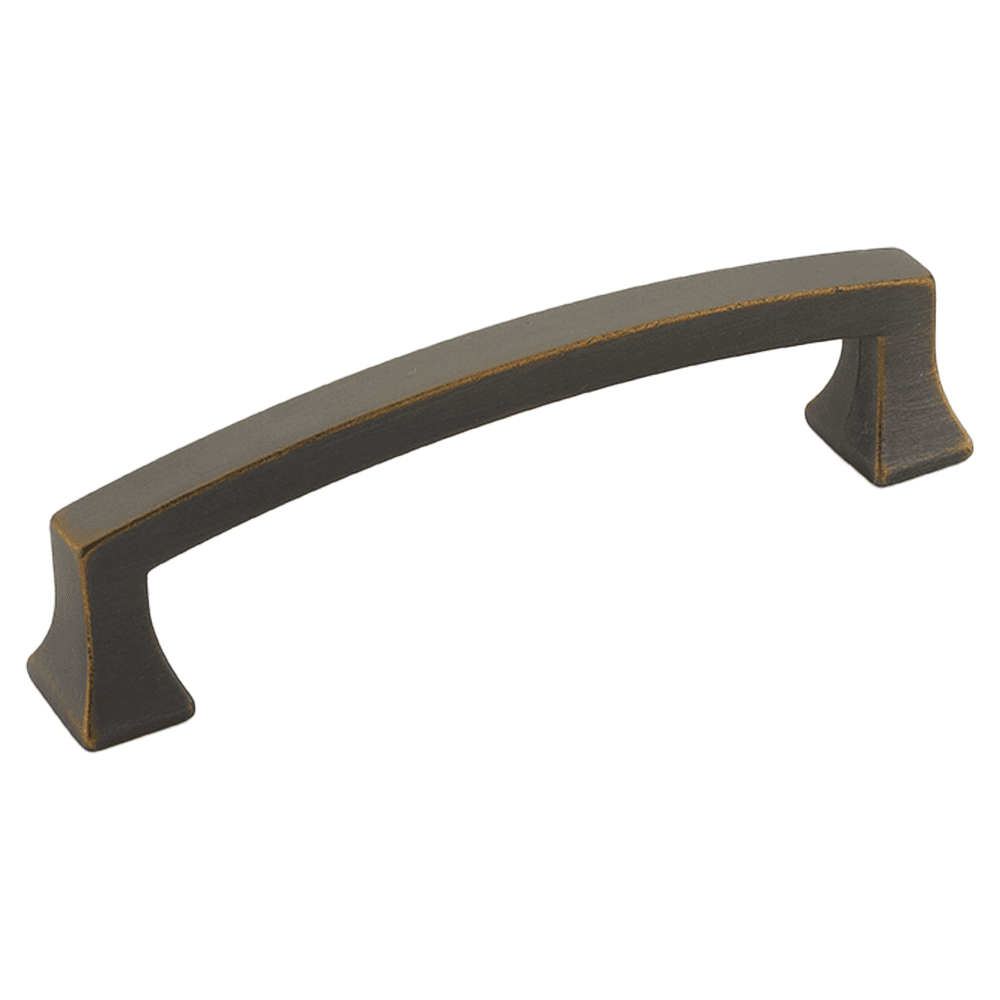4" Menlo Park Arched Cabinet Pull, Ancient Bronze Main - Image