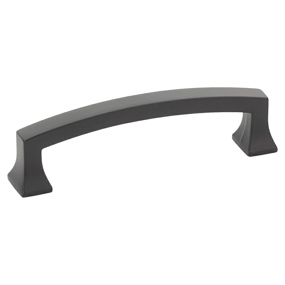 4" Menlo Park Arched Cabinet Pull, Matte Black Main - Image