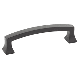 4" Menlo Park Arched Cabinet Pull, Matte Black Main - Image