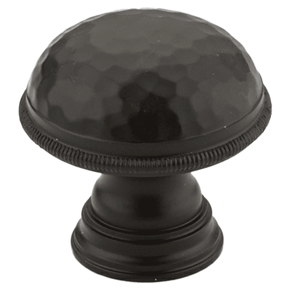 1-1/4" Atherton Hammered Knurled Edge Cabinet Knob, Oil Rubbed Bronze Main - Image
