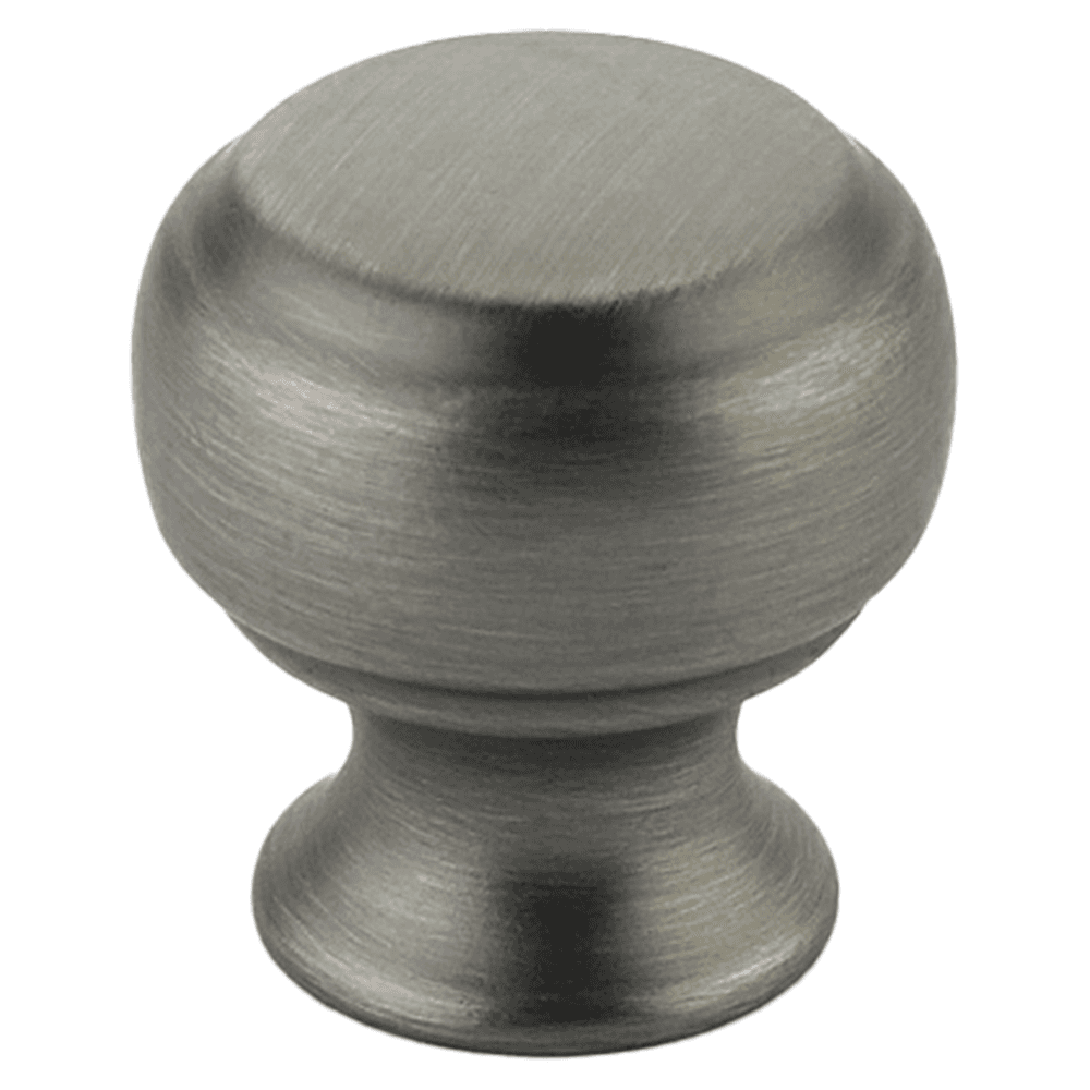 1-1/8" Cabriole Cabinet Knob, Antique Nickel Main - Image
