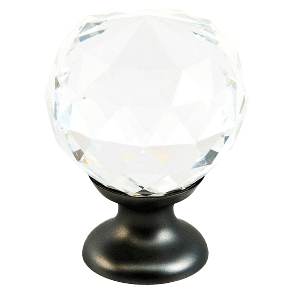 1-1/8" Stargaze Crystal Round Cabinet Knob, Bronze Main - Image