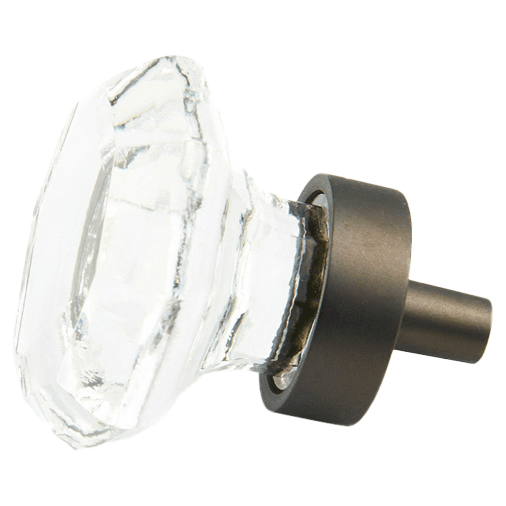 1-1/4" Stargaze Octagonal Clear Cabinet Knob, Bronze Main - Image