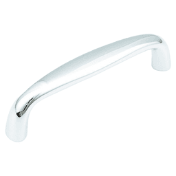 3" Traditional Cabinet Pull, Polished Chrome Main - Image