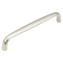 6" Traditional Cabinet Pull, Satin Nickel Main - Image
