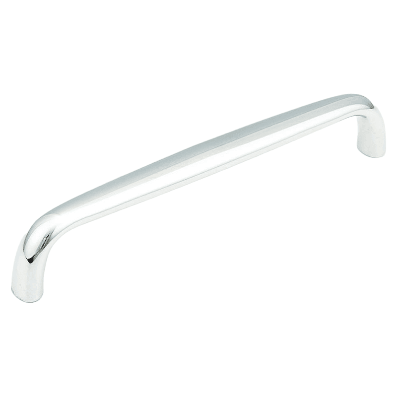 6" Traditional Cabinet Pull, Polished Chrome Main - Image