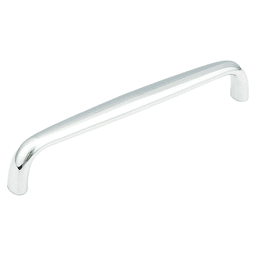 6" Traditional Cabinet Pull, Polished Chrome Main - Image