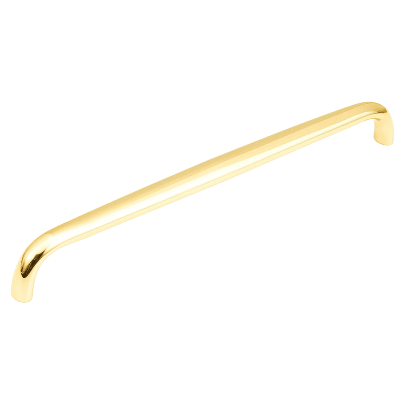 15" Traditional Appliance Pull, Polished Brass Main - Image
