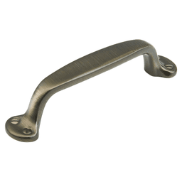 4" Country Cabinet Pull, Antique Nickel Main - Image