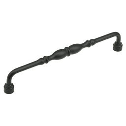 12" Colonial Appliance Pull, Flat Black Main - Image