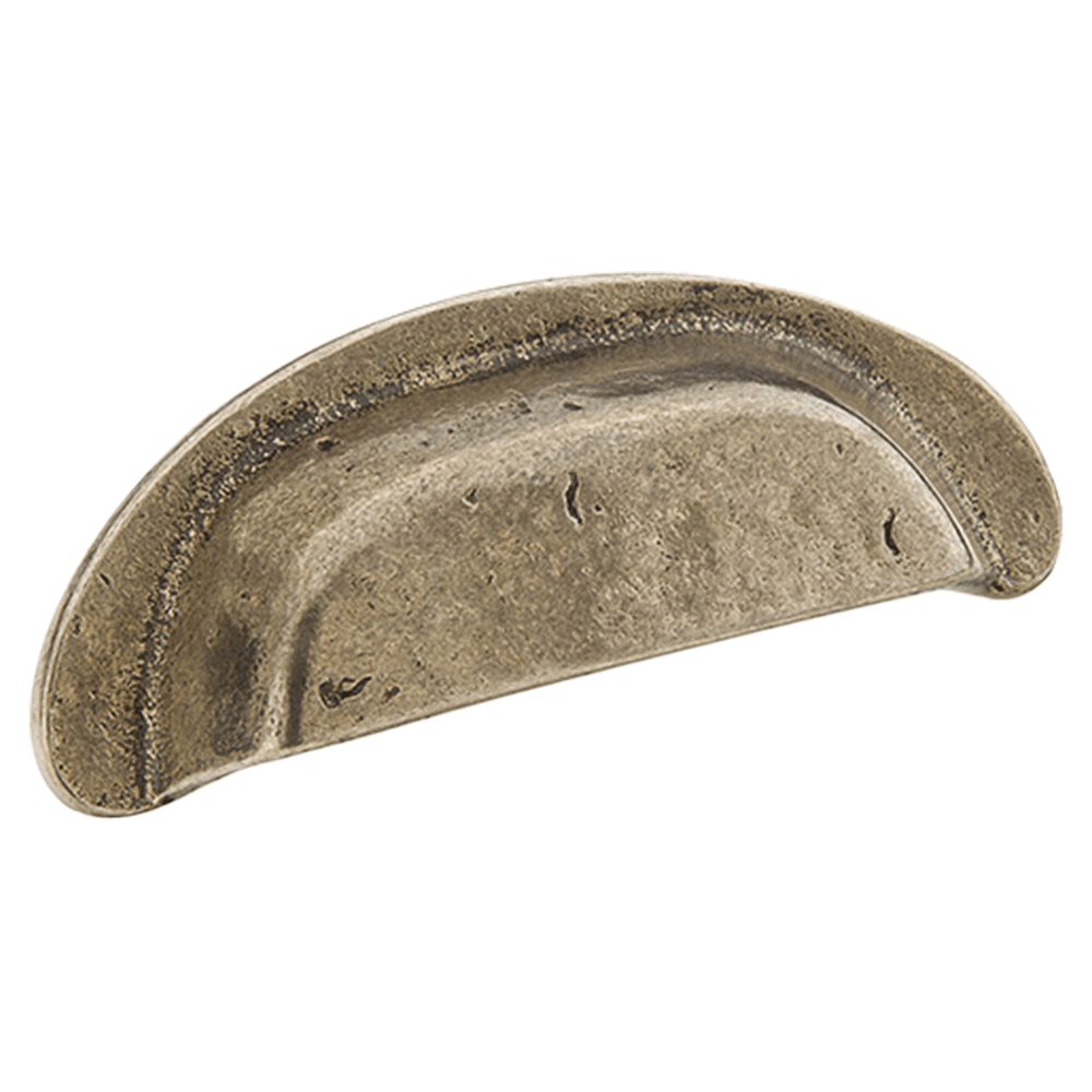 3-1/2" Mountain Cup Pull, Italian Nickel Main - Image