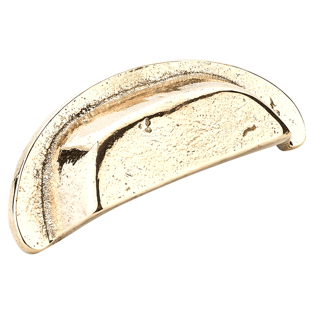 3-1/2" Mountain Cup Pull, Natural Bronze Main - Image