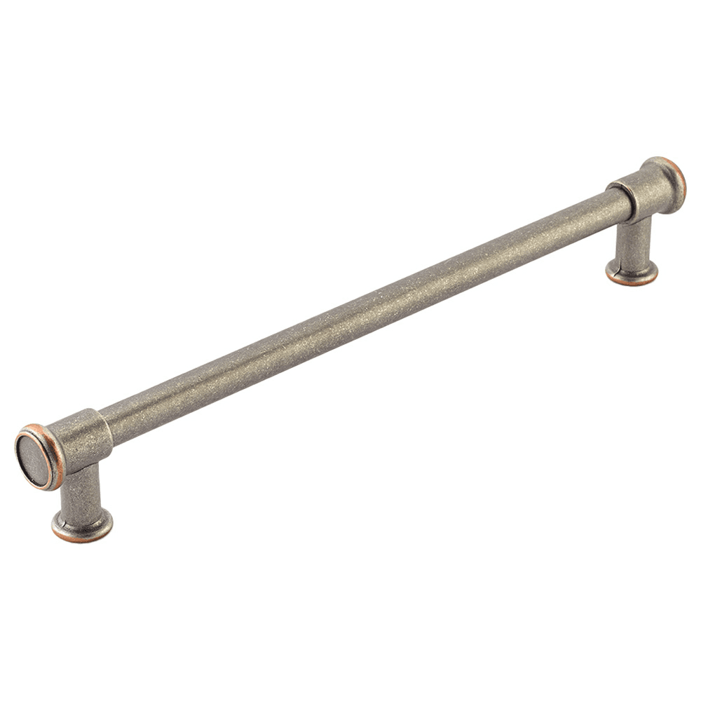 12" Steamworks Appliance Pull, Distressed Pewter/Copper Main - Image