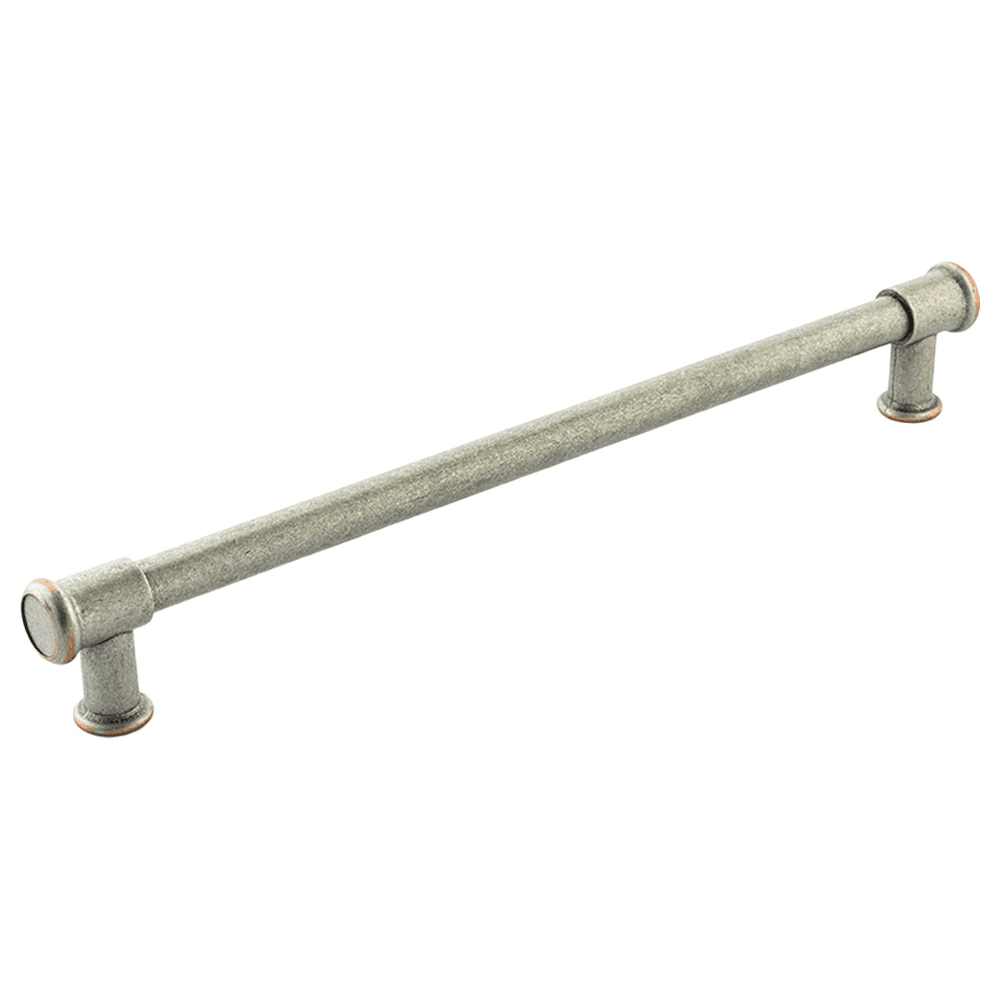 15" Steamworks Appliance Pull, Distressed Pewter/Copper Main - Image