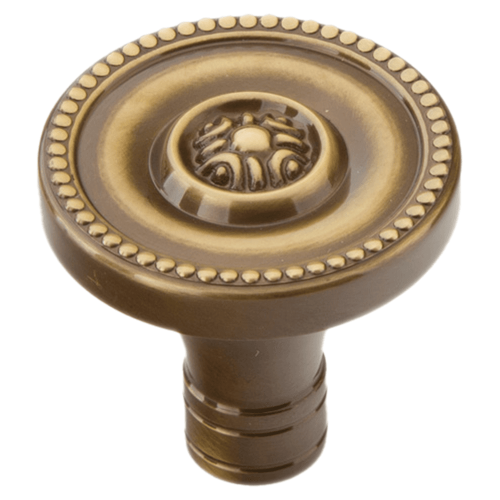 1-3/8" Meridian Round Cabinet Knob, Antique Light Polish Main - Image