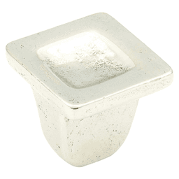 1-1/4" Vinci Cabinet Knob, Polished White Bronze Main - Image