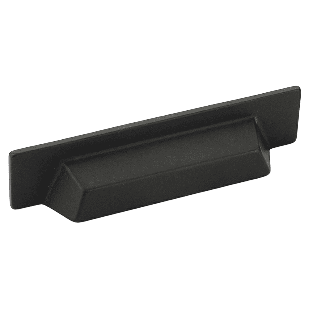 3-3/4" Vinci Cup Pull, Black Bronze Main - Image