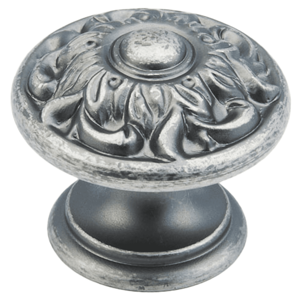1-3/8" Corinthian Round Cabinet Knob, Corinthian Silver Main - Image