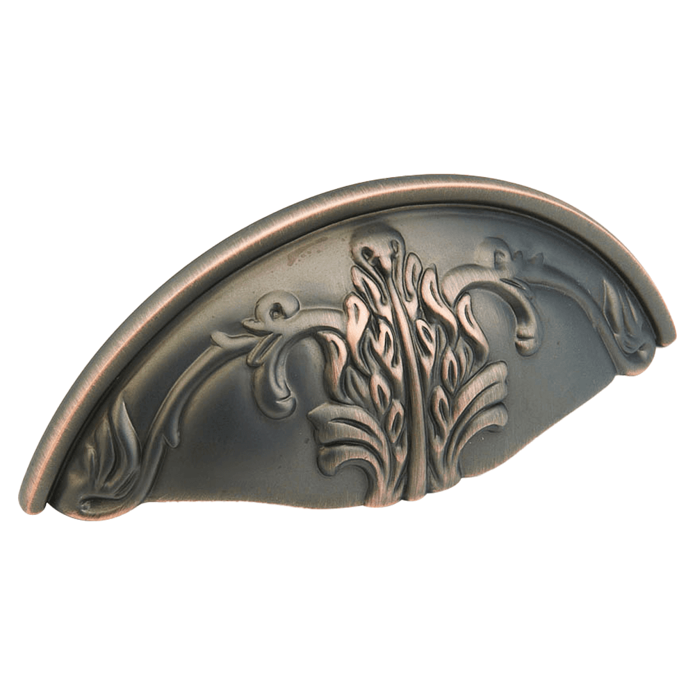 3" Corinthian Cup Pull, Michelangelo Bronze Main - Image