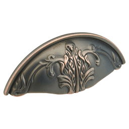 3" Corinthian Cup Pull, Michelangelo Bronze Main - Image