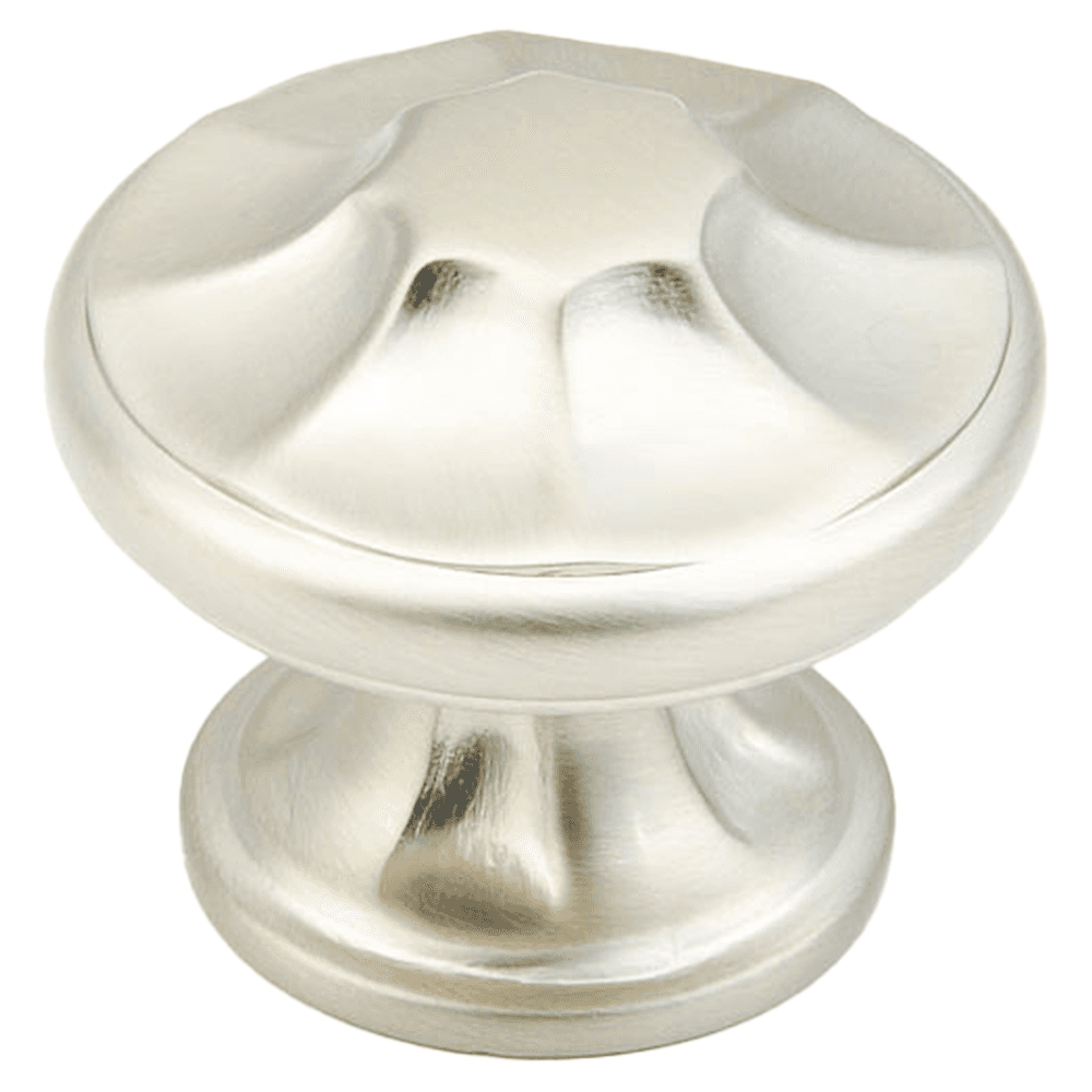 1-3/8" Empire Round Cabinet Knob, Satin Nickel Main - Image