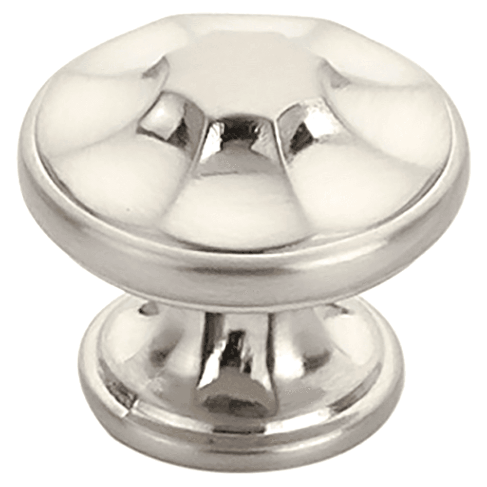 1-3/8" Empire Round Cabinet Knob, Brushed Nickel Main - Image