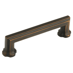 4" Empire Cabinet Pull, Ancient Bronze Main - Image