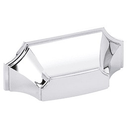 3" Empire Cup Pull, Polished Chrome Main - Image