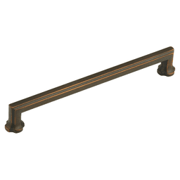 8" Empire Cabinet Pull, Ancient Bronze Main - Image