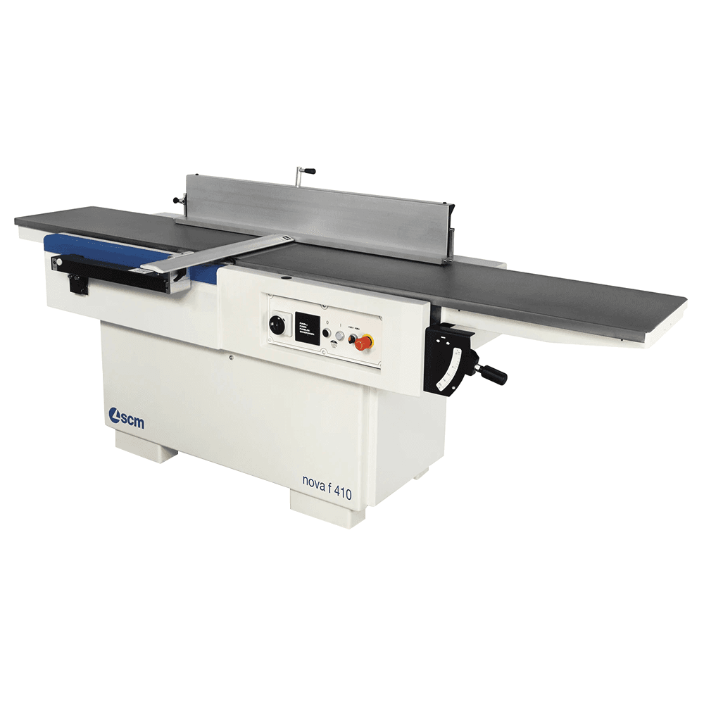 SCM F410X 3-Phase 8Hp 16&Prime; Jointer w/Xylent cutterblock & 102+&Prime; longbed table - Main Image
