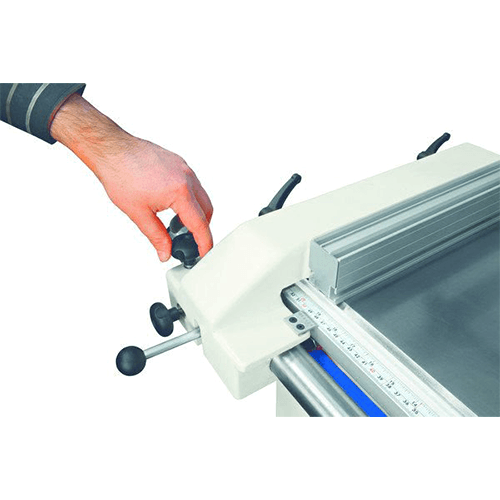 SCM 3-Phase 27 hole construction/in-line Boring machine that bores from below the panel piece, two pneumatic clamps, fence for horizontal boring at 45°, w/18 quick-change - Alt Image 3