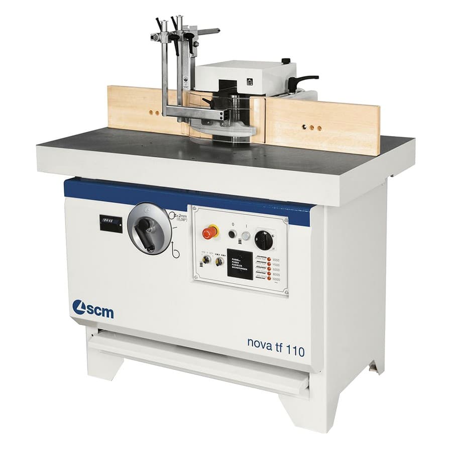 SCM Nova TF110 Five Speed Spindler Shaper 10HP Three Phase