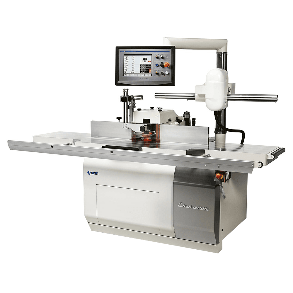 SCM 3-Phase 10Hp L'invincibile HSK Fixed 1.25' Electrospindle Shaper 5-axis w/FAST table & 7' LED touchscreen - Main Image
