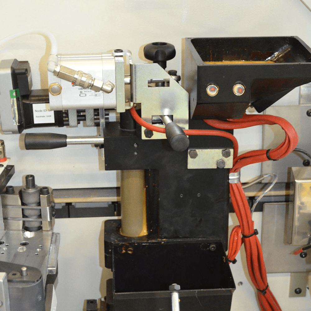 Olimpic K 560 TE Single-Sided Automatic Edgebander - Productive and compact edge bander with 18 m/min feed speed.