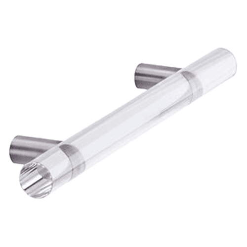 5" 44537 Series Cabinet Handle Pull, Brushed Stainless Steel/Clear Main - Image