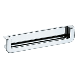 5" 22518 Series Cabinet Recessed Edge Pull, Polished Chrome Main - Image