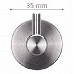 61mm 44410 Series Hook, Brushed Satinless Steel Alt 2 - Image