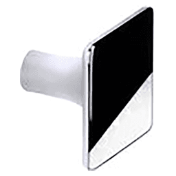 26mm 22607 Series Square Cabinet Knob, Polished Chrome Main - Image